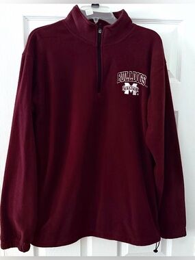 Mississippi State Bulldogs Maroon Quarter-Zip Fleece Pullover